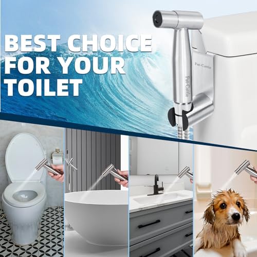 compact Durable Handheld Bidet Sprayer for Your Bathroom Needs