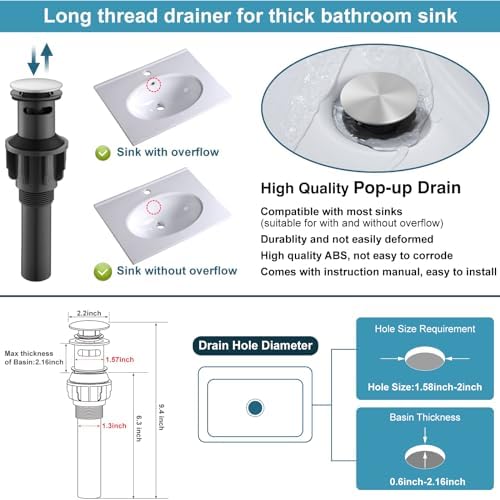 Midanya Bathroom Sink Faucet