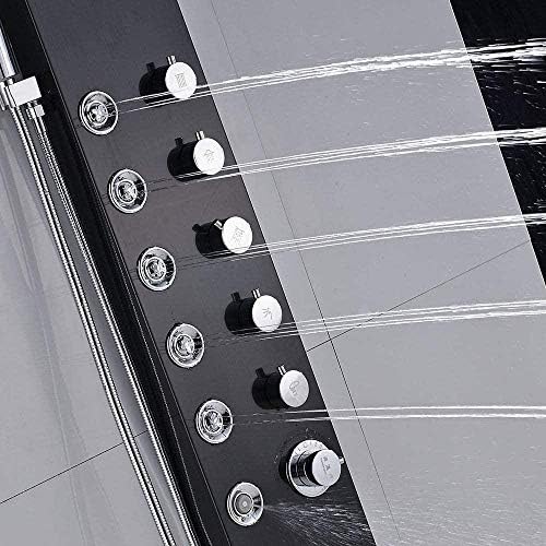 Sturdy Stainless Steel LED Shower Head with Massage Jets