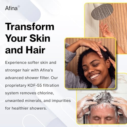 afina advanced filtered shower head