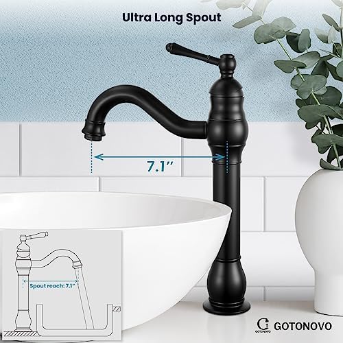 Gotonovo Single-Handle Vessel Sink Faucet