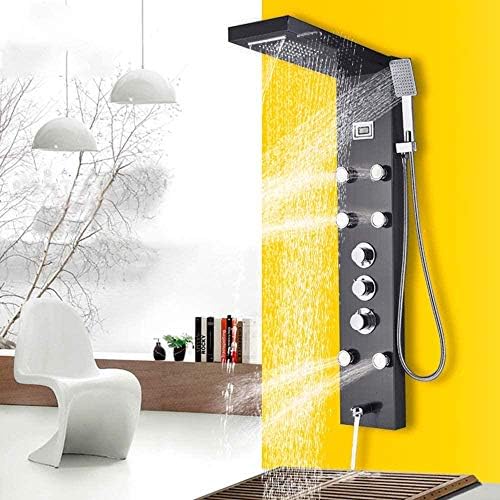 Stainless Steel Massage Shower with 6 massage nozzles