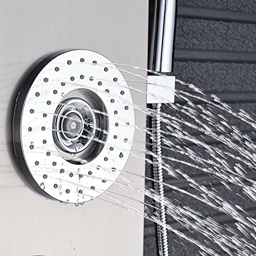 Stainless Steel Shower Panel Tower System with Hydrostatic Massage