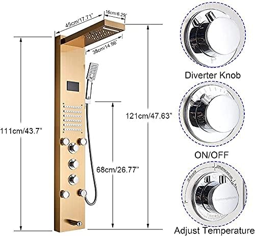 Huin 5-in-1 Showersystem -Professional Quality
