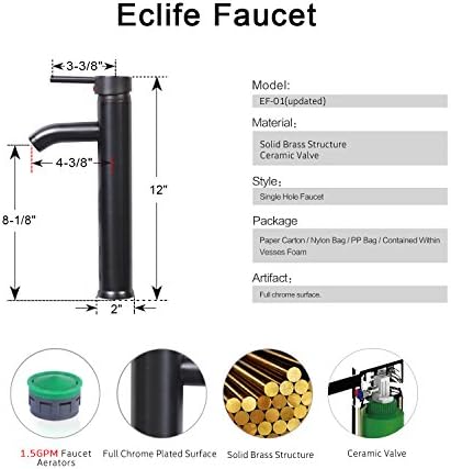 ECLife 165 Brown Vessel Sink