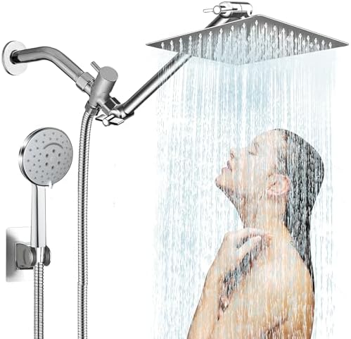 Stunning 10 Rainfall Shower HeadCombo by Jafeton Experience Spacious Luxury