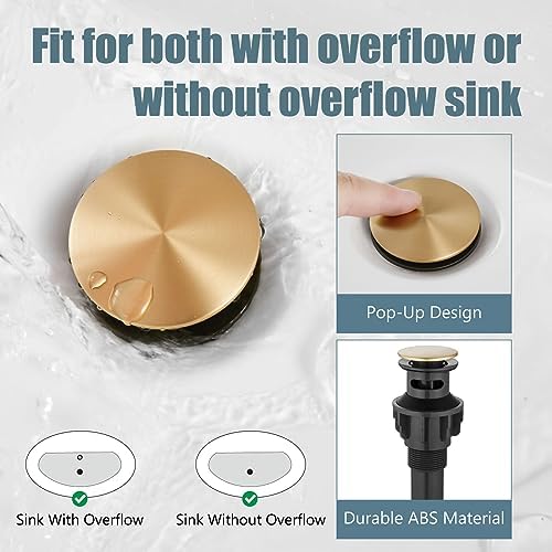 Aolemi Antique Brass Bathroom Sink Faucet