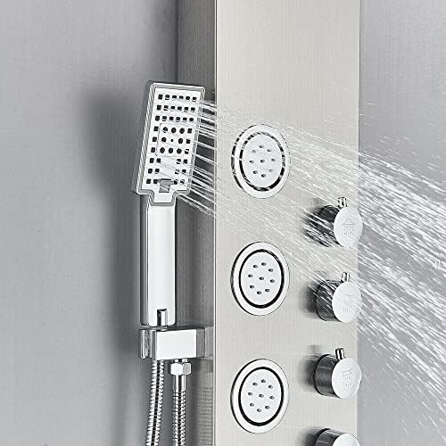 High-Quality Stainless Steel Shower Tower System - Rainfall Massage with 6-Functions