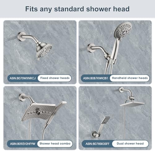 6-Inch Brass Shower Arm for Bathroom
