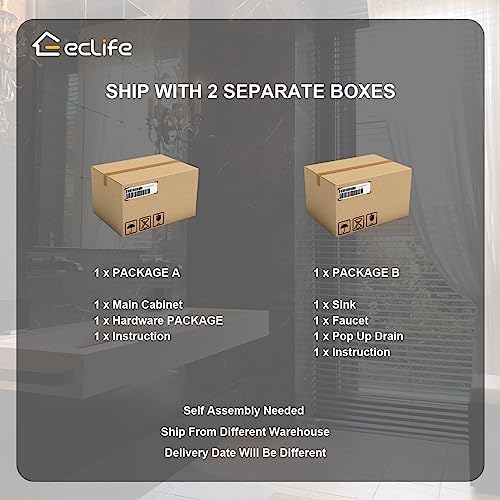 Eclife 18 Compact Vanity Sink