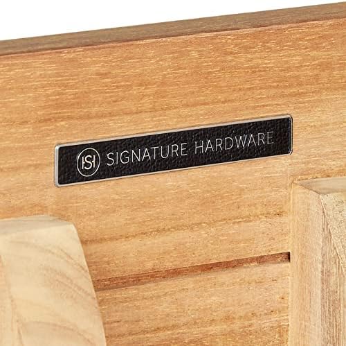 Elegant Vanity Set Solid Teak Vanity with Two Sinks