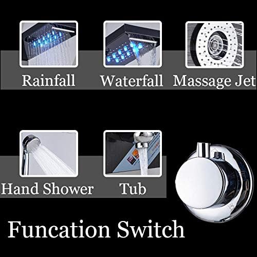 Relax in Style Huin Massage Jet Wall-Mounted Shower System