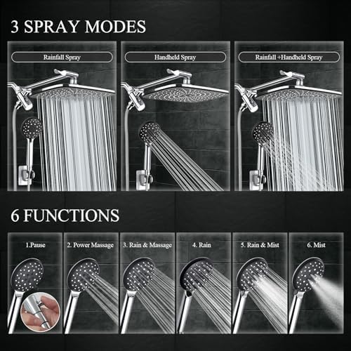 Veken Rainfall Therapy Shower Head