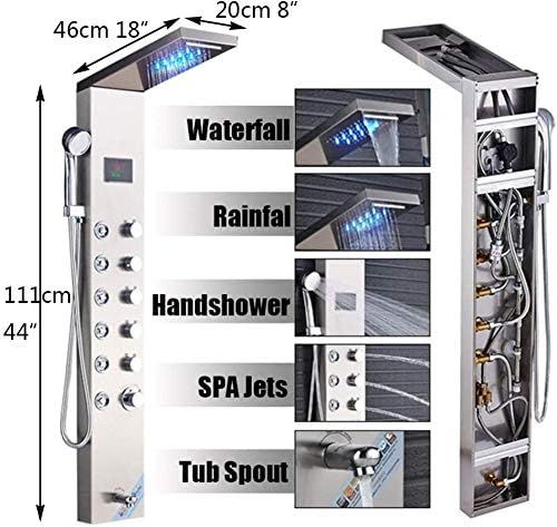Huin Showers - Rust-Proof Steel Pressure-Persistent Design