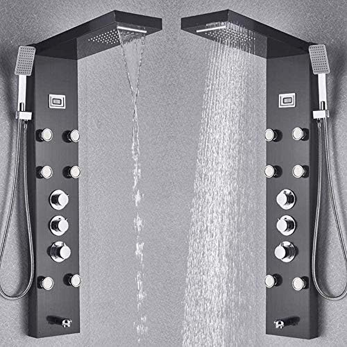 Stainless Steel Massage Shower with 6 massage nozzles