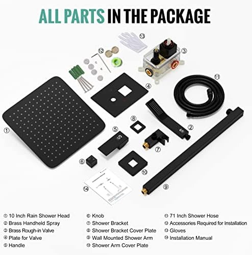 Sturdy 304 Steel Shower Kit for Luxurious Showers