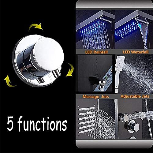 Gougeltd 5 Function Shower Panel