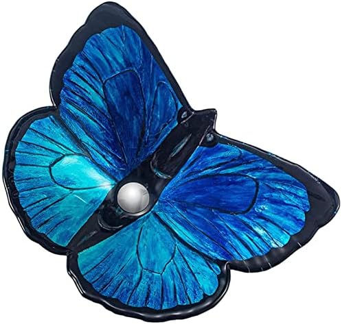 Faucet Blue Butterfly Vessel Sink for Bathroom