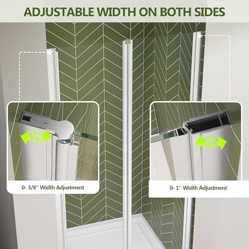 GETPRO Bifold Shower Door