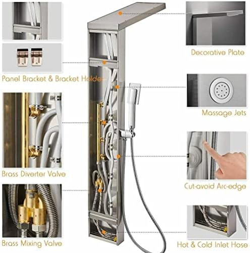 High-Quality Stainless Steel Shower Tower System - Rainfall Massage with 6-Functions