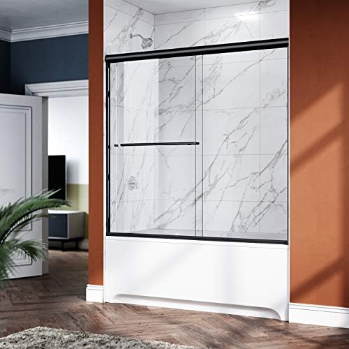 ELEGANT bathtub sliding shower door