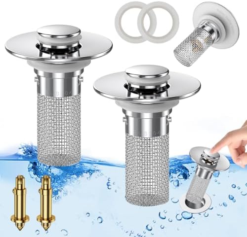 Ergonomic Design Bath Sink Drain Strainer by TopmeiUP