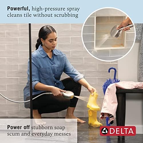Delta Faucet ProClean Chrome Shower Head with Handheld