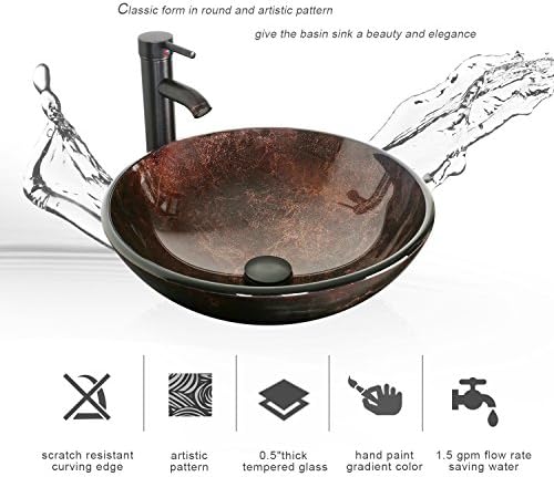 ECLife 165 Brown Vessel Sink