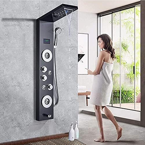 Ergonomic LED Shower Tower Panel
