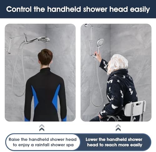 PDPBath 16 Chrome Extend Shower Arm