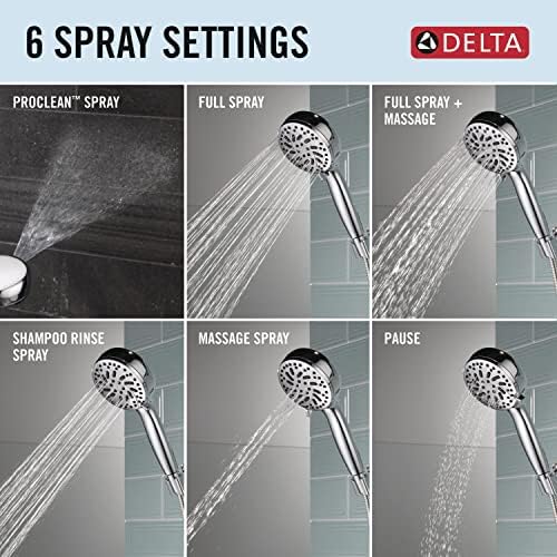 Delta Faucet ProClean Chrome Shower Head with Handheld