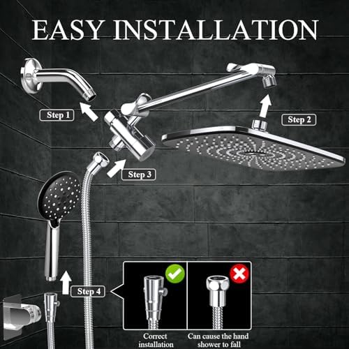 Veken Rainfall Therapy Shower Head