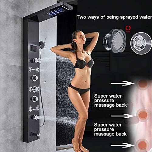 Stylish LED Light Bathroom Shower
