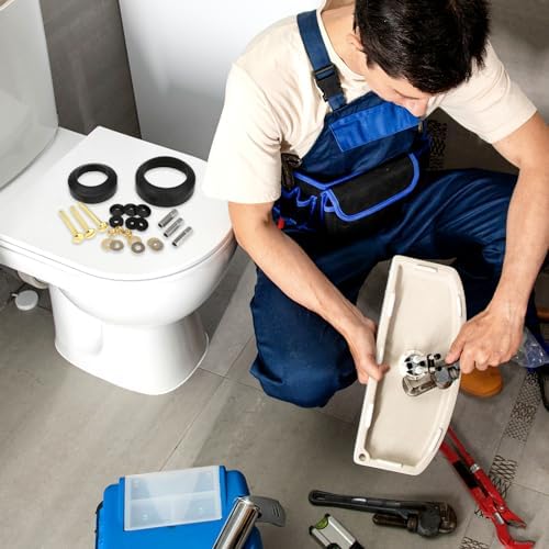 Sliverdew Universal Toilet Tank to Bowl Repair Kit